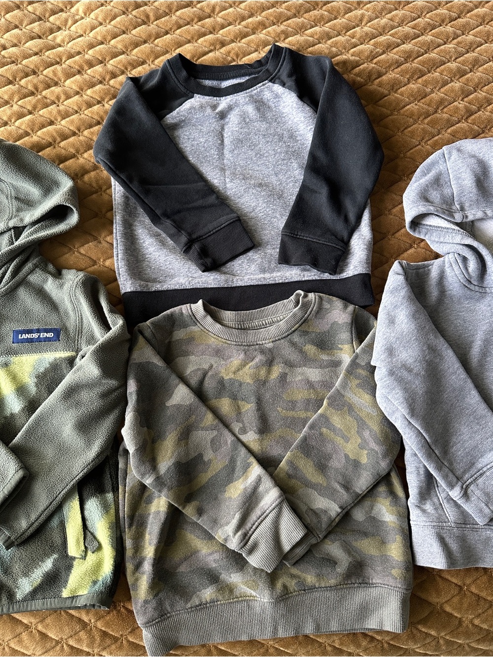 LOT of FIVE Toddler 3T long sleeved tops!